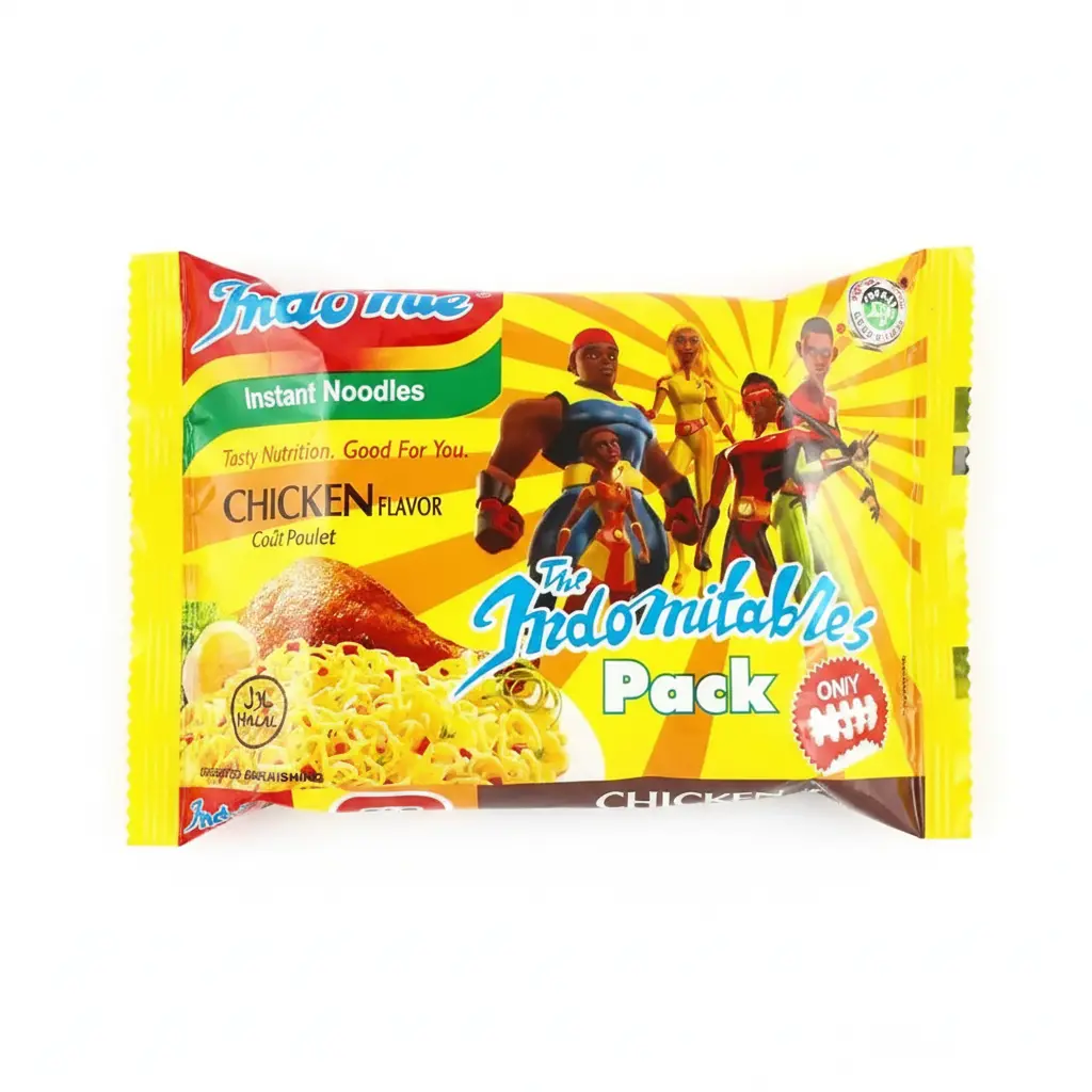 Indomie Instant Noodles – Chicken Flavor | 10-Pack Box