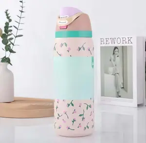 OW 24/32oz Winter Limited Stainless Steel Insulated Water Bottle Hand Washing Recommended For The Bottle Body, Ensuring Convenient And Hassle-Free Daily Maintenance. It Features 24-Hour Long-Lasting Hot And Cold Retention.Drinkware Flasks Lid Portable Mug