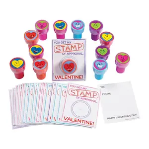 Heart Stampers Valentine Exchanges with “Stamp of Approval” Card for 24