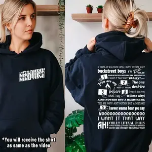 [2 Sides] I Want It That Way, Brooklyn Nine Nine 99, Backstreet Boys, Tell Me Why Funny Meme Movie Quotes Sweatshirt Hoodie