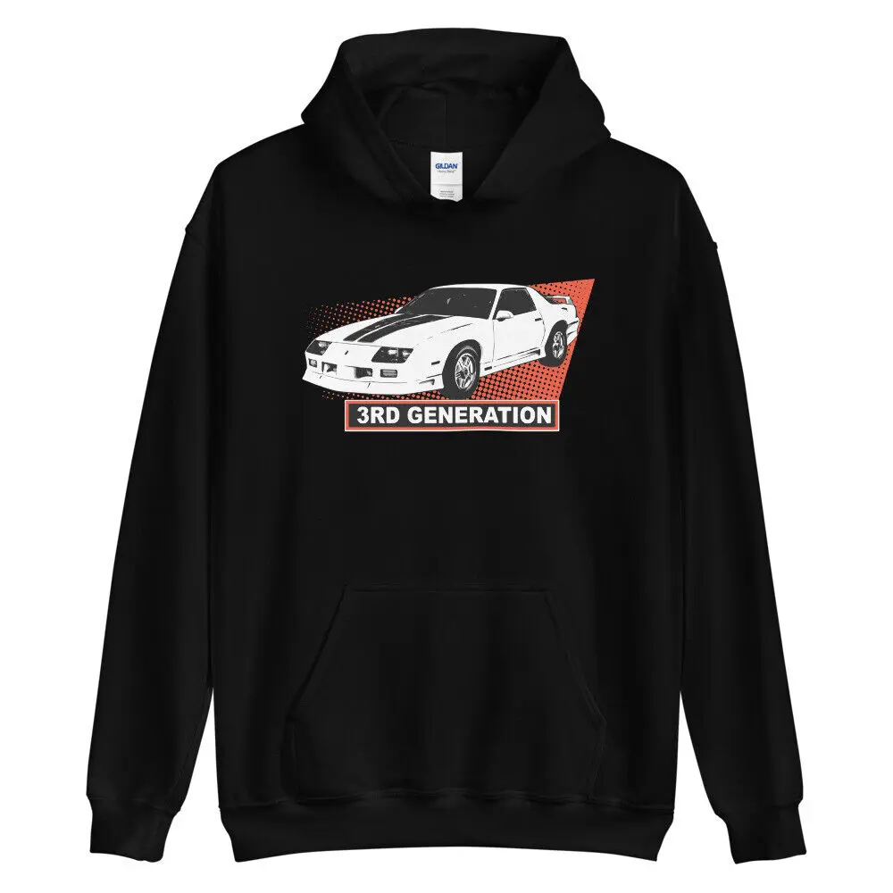 3rd Gen Camaro Hoodie, Mens Z28 I-roc, 1984-1992 Model Years, trending unisex for men, women