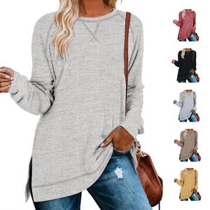 WIHOLL Tunic Tops for Women 2025 Long Sleeve Shirts for Leggings Loose Fit Sweaters