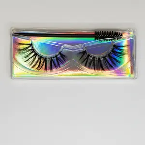 Labo Glam Villain 25mm Spiky Faux Mink Lashes | Sharp Volume Strip Lashes Reusable