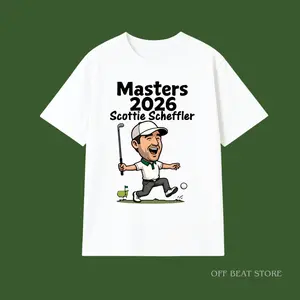 Scottie Scheffler T-Shirt Masters 2026, Champion Golf Tee, Funny Golf Graphic Shirt, Tournament Fan Apparel, Golf Lover Gift, for Men Women