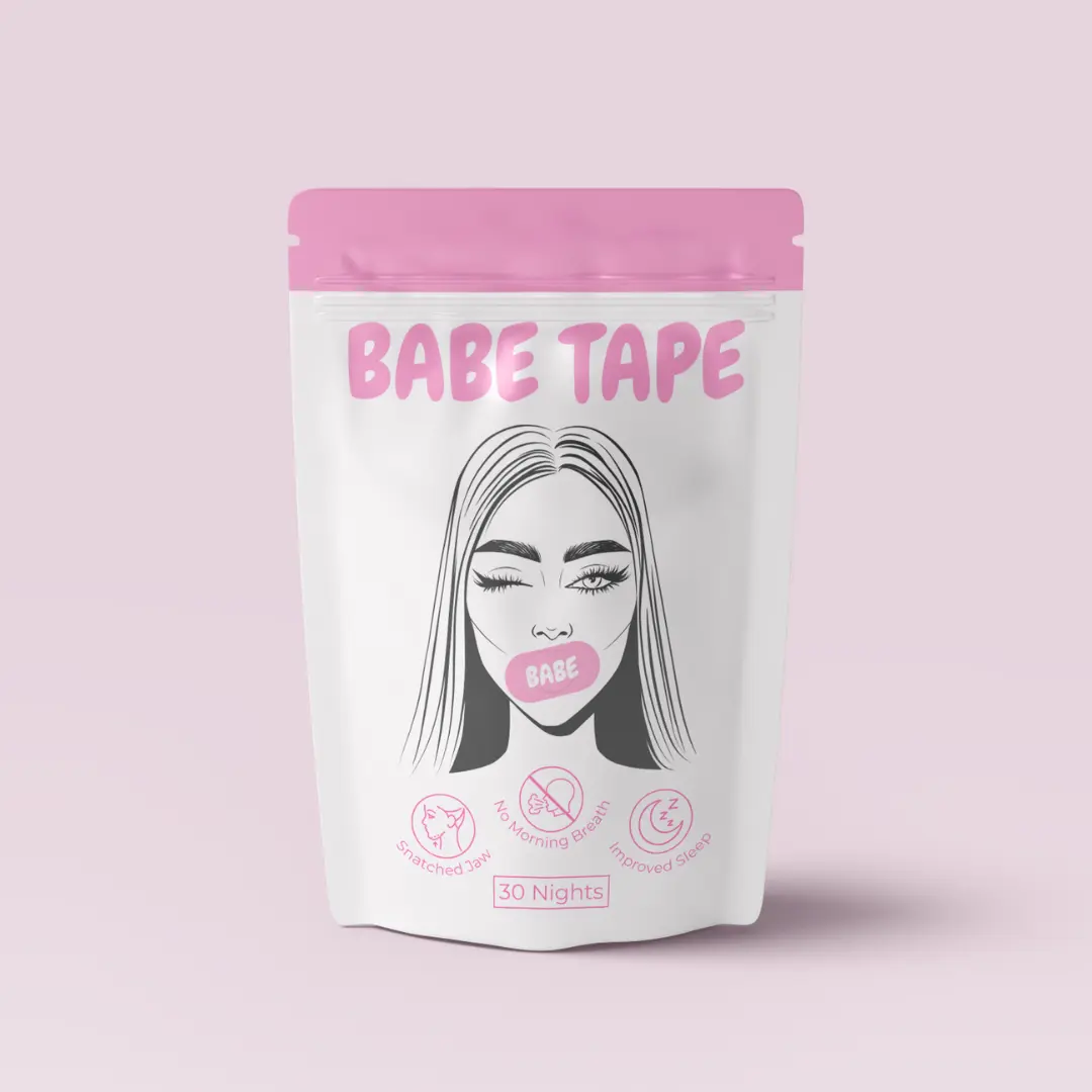 Babe Tape – Jawline Snatching Mouth Tape for Snoring & Beauty Sleep