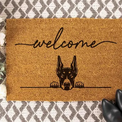 Doberman Rug TikTok Shop