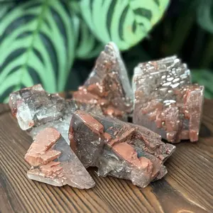 Chocolate Calcite Chunks Raw Natural Healing Crystals for Home Decor and Spiritual Practices