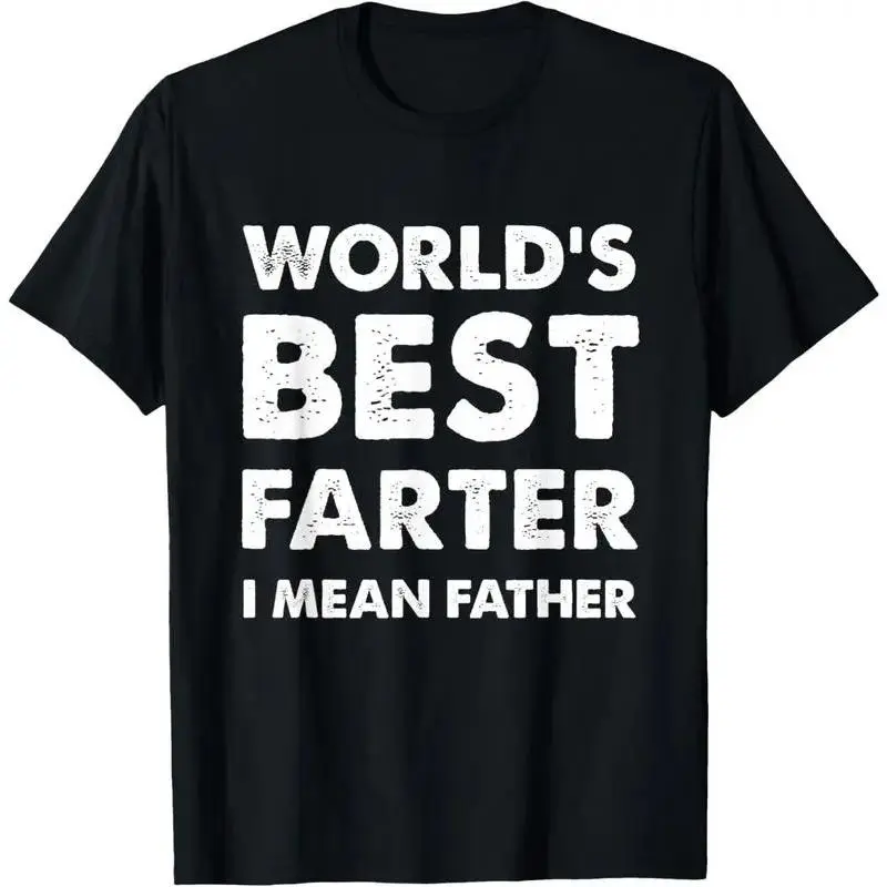 [] Father's Day Retro World's Best Farter Dad Joke T-Shirt Premium  Apparel Fathersdaygift Graphic Tees Men graphic tee Streetwear