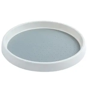 1 PC Rotating Lazy Susan Organizer - Non-Skid Turntable (Large/Small) for Spice, Fruit, Cosmetic & Pantry Storage