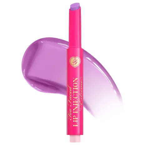 Too Faced Lip Injection Extreme Lip Plumping Click | Instant Plump, Instant Shine, 8 Hour Hydration | Buildable Formula, Melts Onto Lips