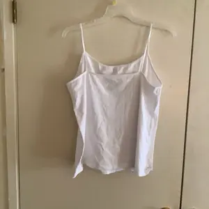 Faded Glory Plus Size White Spaghetti Strap Tank Top Size 4X (26W-28W)