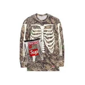 Supreme Men's Hanes Bones Thermal Crew 1 Pack Woodland Camo, from StockX
