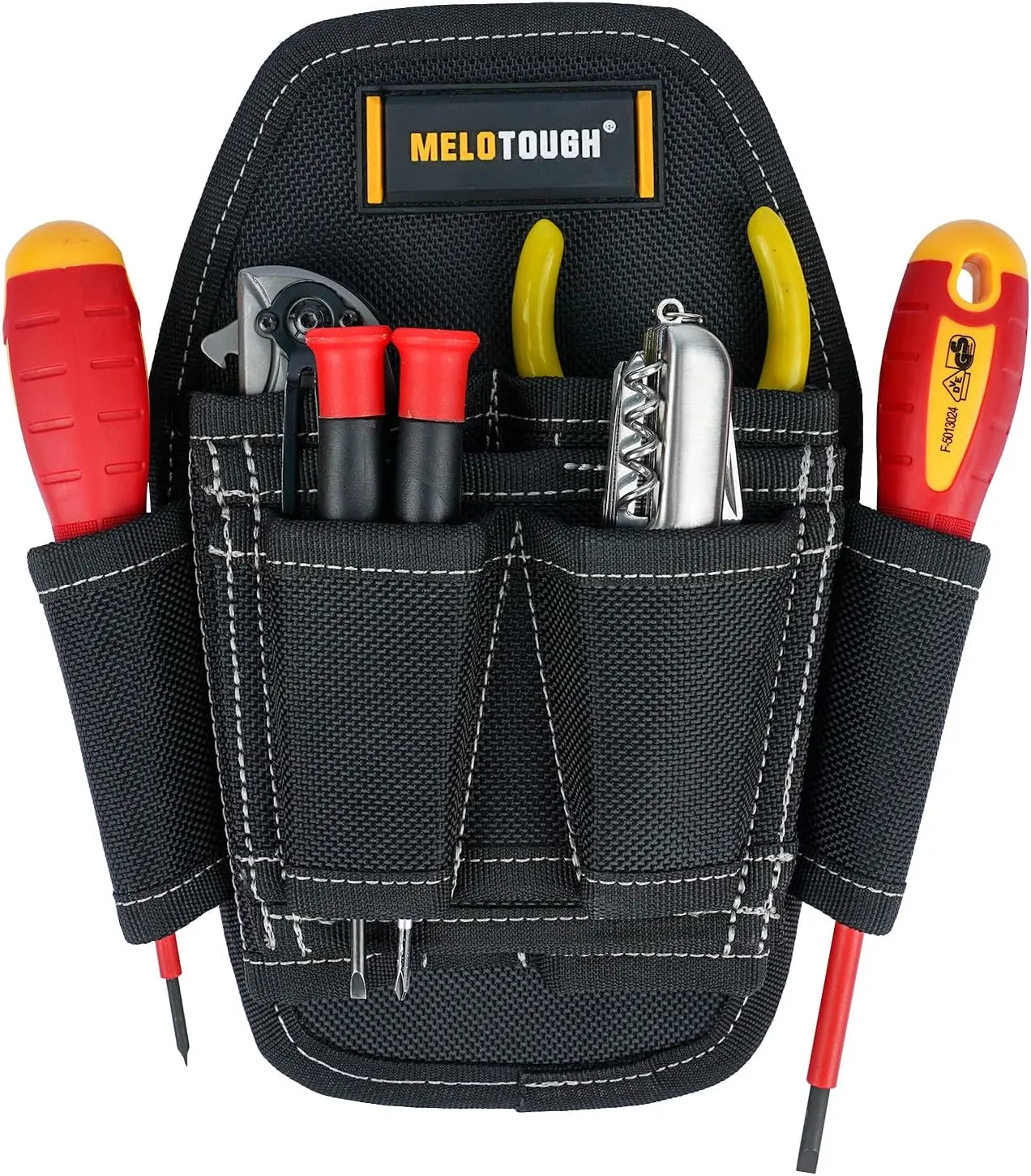 MELOTOUGH Small Tool Pouch with Belt Clip,Small Tool Holder Pouch, Min Work Organizer Tool Holster and Knife Holder