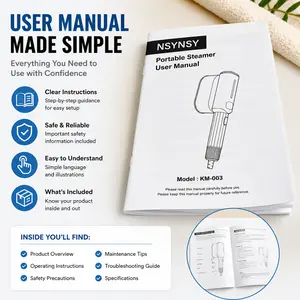 Portable Garment Steamer User Manual | Easy-to-Follow Instruction Booklet