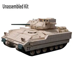1:43 M2 Bradley Infantry Fighting Vehicle Paper Model Unassembled Military Tank