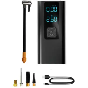 TireHero  Tire Inflator Portable Air Compressor - 150 PSI, Electric Air Pump for balls,  Pump, Inflatables, Paddleboard, Air Mattress,   Safety Kit w/Flashlight