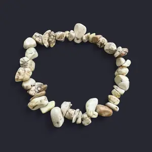 Magnesite Crystal Bead Bracelet