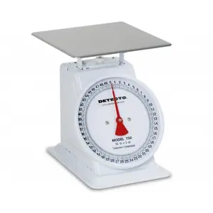 Detecto  Top Loading Fixed Dial Scale with No Bowl- 50 lbs