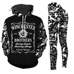 Supernatural Hoodie And Leggings, Winchester Brothers Hoodie, Dr Who Leggings