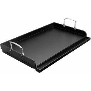 Cast Iron Griddle for Gas  & Stove Top, 25" x 16" Flat Top  Griddle Plate, Heavy Duty Outdoor BBQ Griddle with Grease Drain for Camping & Tailgating Compact Foldable Double-Sided Firebox Grill Digital Night Vision Binoculars Infrared