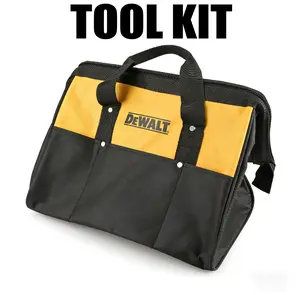 DEWALT Heavy Duty Waterproof Tool Bag Portable Handheld Storage Tote With Multiple Classified Pockets Durable Wear Resistant Structure Suitable For Electrician Carpenter And Field Technical Working Needs
