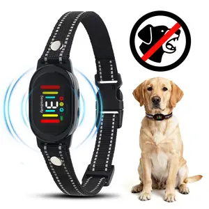 Humane Anti-Bark Vibration Collar for a Quiet Home. Rechargeable Beep & Vibrate Guidance Tool for Dogs of All Sizes. remote range