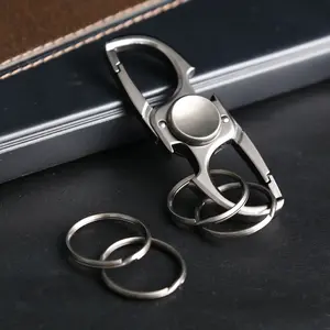 Multifunctional Finger Spinner Fidget Hand Spinner Anti-Anxiety Toy Relieves Stress Spinner Ketchain Bottle Opener Fidget Toys Stress Relieving Accessory Sensory Fidget Keychain Stress Relief Fidget