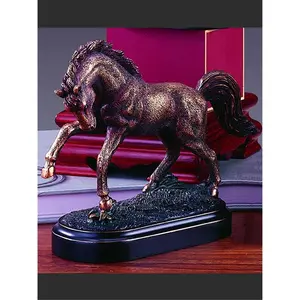 Marian Imports F13004 7 x 6 in.Treasure of Nature Howling Bronze Horse Statue