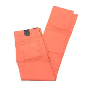 Enzo Men's Burnt Orange High-end Pants