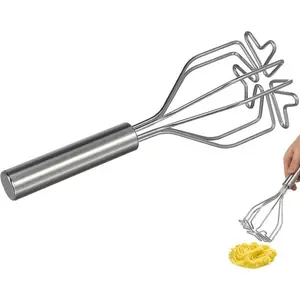 Ground Beef Smasher  Masher Household Gadgets  Stainless Steel Set Mashed Potatoes Meat Masher