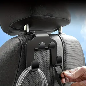 Versatile Plastic Hook for Car Seat Back Storage: Organize Your Car Interior with Ease