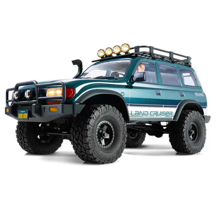 FMS 1:10 FCX10 OVR LC80 RS Brushless，1:10 Scale RC Car, 4WD Off Road Monster Truck, 2.4GHz High Speed Remote Control Car, Hobby Grade RTR RC Crawler with LED Lights, Rechargeable Batteries for Adults Kids，RC Cars for Adults， RC Cars for Kids