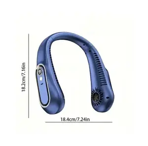 Outdoor Running Cooling Device Adjustable 5-Speed for Summer, USB Rechargeable Neck Cooler with High-Tech Sensory Experience, Ideal for Music Festivals, Perfect Gift for Mother's Day Wearable Mobile