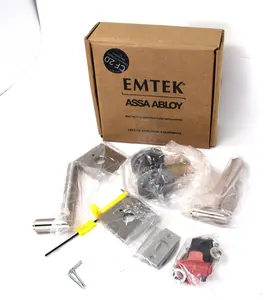 Emtek C5210STUUS15 Privacy Lock Set Square Rosette Helios Lever New