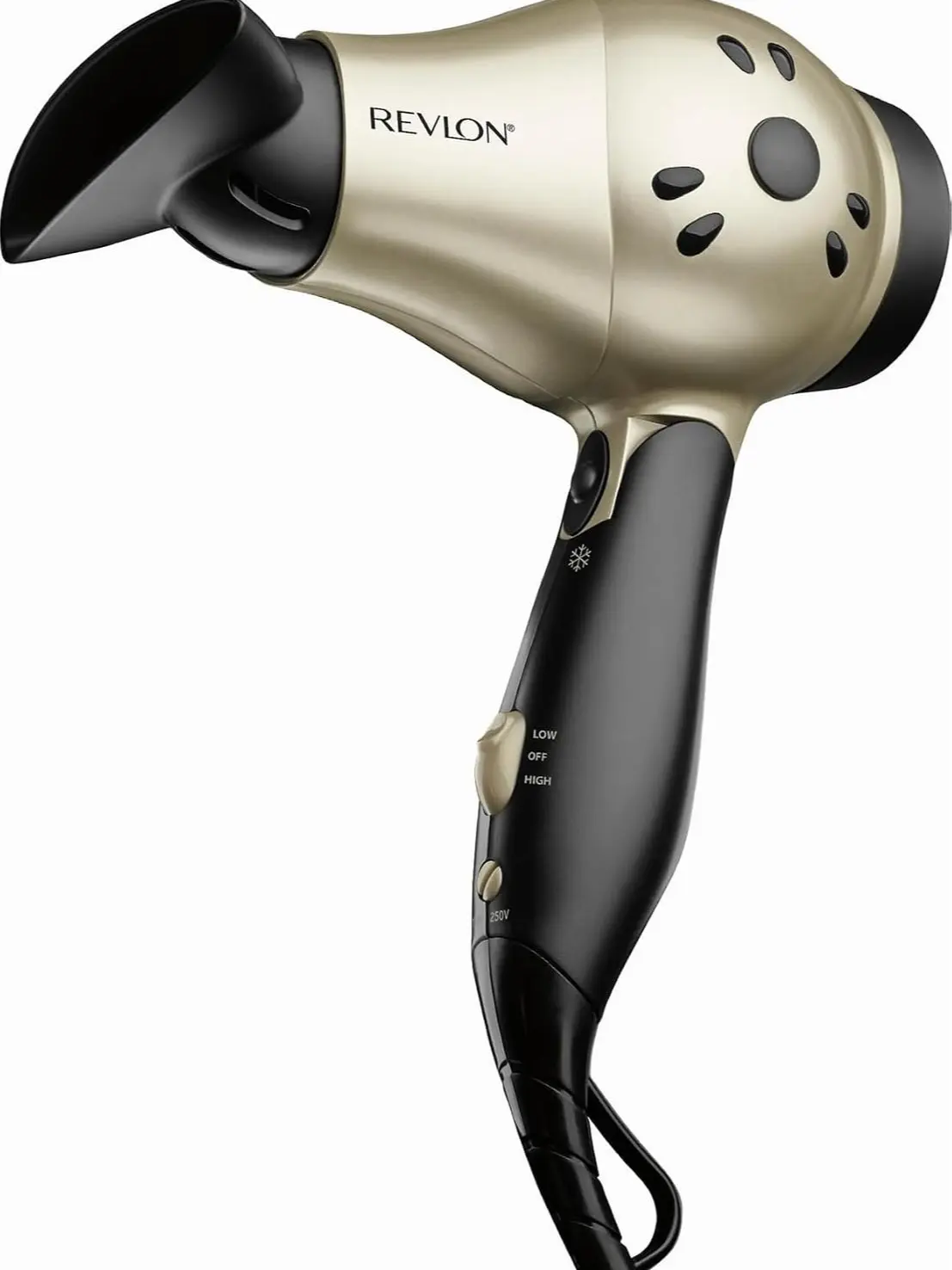 REVLON 1875W Power Compact Hair Dryer with Folding Handle, Smooth Drying, Folded Mode for Easy Storage, Ideal for Home/Travel Use