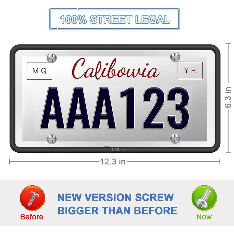 2 Pack License Plate Frame, Front License Plate Cover, License Plate Bracket Holder Rust-Proof Rattle-Proof Weather-Proof for CA Standard & 2 count Water Coaster (Black) 2 Pack License Plate Frame, Front License Plate Cover, License Plate Bracket Holder Rust-Proof Rattle-Proof Weather-Proof for CA Standard & 2 count Water Coaster (Black)