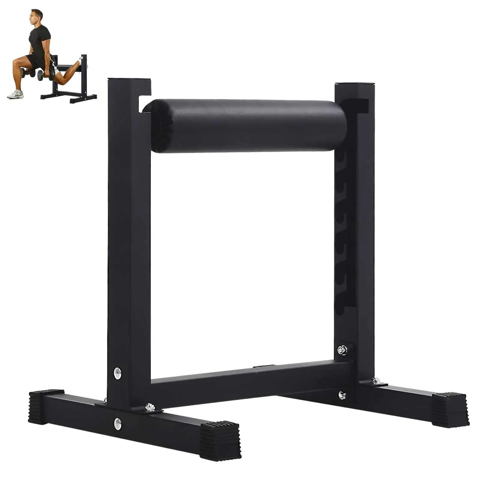 Garvee Adjustable Height Squat Support, Load Capacity 650 kg, For Bulgarian Split Squats and Home Leg Training