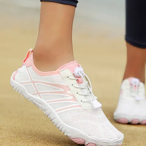 Women's Outdoor Beach Hiking Style Shoes, Fashionable Comfortable Non-Slip Durable Breathable Quick-Dry Five-Finger Water Shoes, Multi-Functional Yoga Shoes, Slip Resistant Shoes, Water Footwear, Water Aqua Shoes