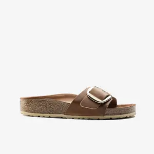 Birkenstock Madrid Big Buickle Oiled Leather Cognac