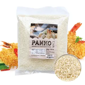Fusion Select 7 Oz Panko Bread Crumbs - Japanese-Style Toasted Vegan Breadcrumbs for Breading, Frying, Baking - For Fried Chicken & Pork, Baked Pasta, Roasted Vegetables, Tonkatsu