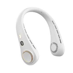 New Neck-Hanging Bladeless Fan USB Rechargeable Office Lazy Person Portable Silent Mini Fan