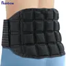 Wearable Cold-Hot Gel Ice Pack Wrap, 17.3" x 9" Flexible Cooling Compress for Back Pain & Lower Back Injuries, Soft Black Lumbar Therapy Reusable Ice Pack
