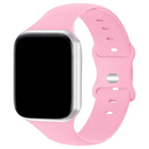 Breathable Silicone Sport Watch Band (Band Only), Smartwatch Strap, Fashionable Watch Band for Women & Men, Wearable Accessories Compatible with iWatch Ultra iWatch Series 10 9 8 7 6 5 4 3 2 1 SE