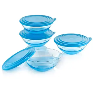 Tupperware Sheerly Elegant Salad Bowls with Seals