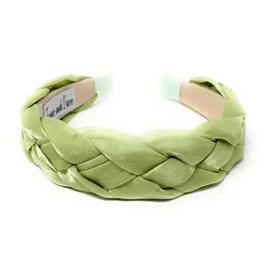 Lime Braided Headband