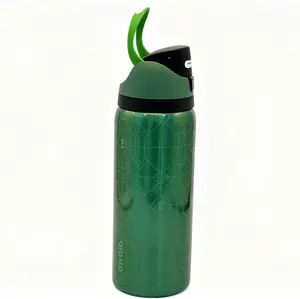 Owala Green Magical Edition 32oz Straw Insulated Water Bottle, BPA-Free Sports Tumbler, Multi-Use for Home, Gym, Outdoors, Travel & School, Ultra-Long Cold Retention outdoorfun