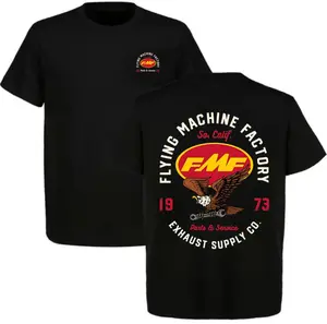 Flying Machine Factory Exhaust Supply Co T-shirt, FMF Shirt, Perfect for Car Enthusiasts, Top Cotton Menswear, Gift For Truck Lover
