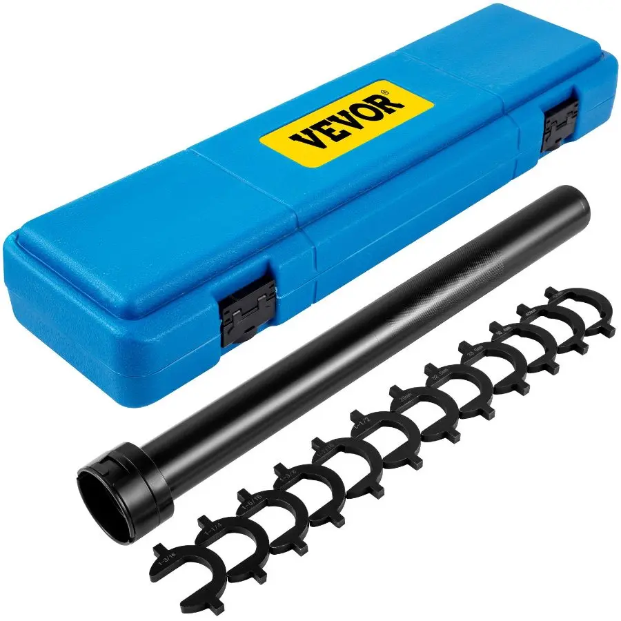【DealsForYouDays】VEVOR Inner Tie Rod Installation Kit, Includes 13 Crowfoot Adapters, Durable 1/2 Inch Drive Tube for Efficient Removal, Crafted from Robust Steel, Ideal for Automotive MaintenanceVEVOR Super Brand Day