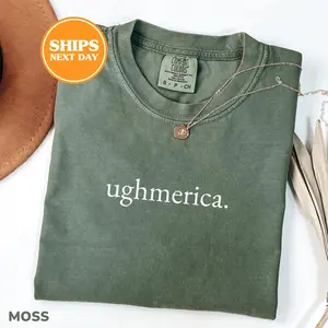 Comfort Colors Ughmerica Shirt Funny Patriotic Graphic Tee Sarcastic America Shirt 4th of July USA Independence Day Gift Tee