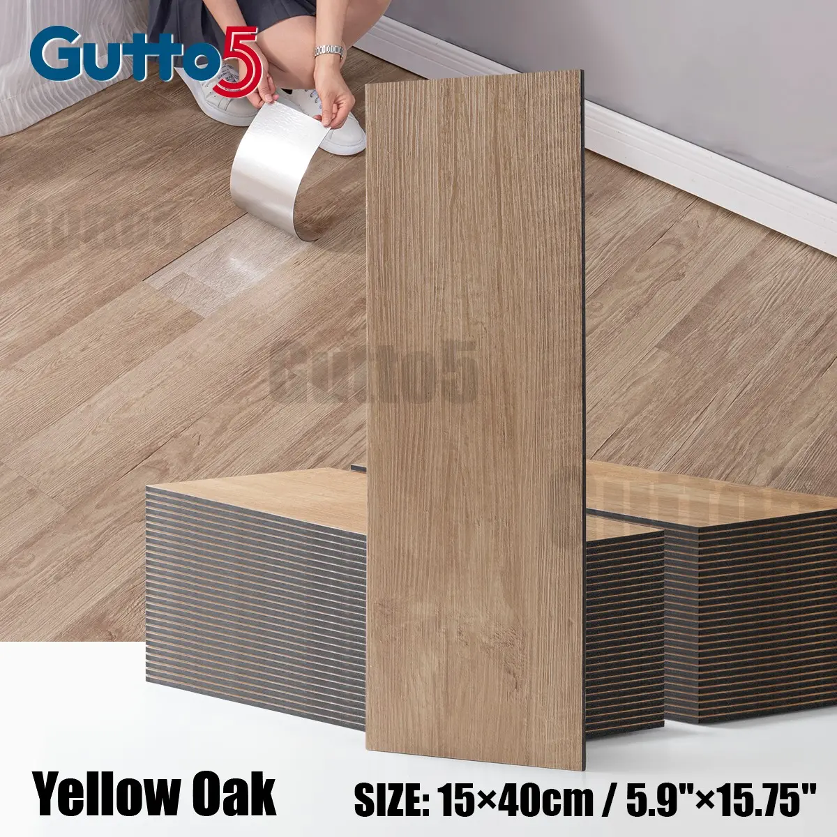 40×15cm 3D Embossed Wood Grain Interior Wall Panel Self Adhesive Panels Peel and Stick Self Adhesive Vinyl DIY Wallpapers Wallpaper Removable Wear Resistant Retro Wall Tile for Living Room Kitchen Cafe Bar DIY Decor-Gutto5